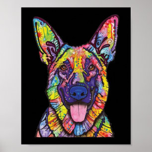 Affiche Amoureux de les chiens bergers allemands