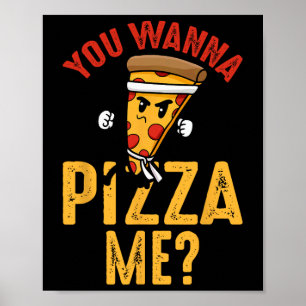 Affiche Amoureux de pizza - Vous voulez une part de moi Ni