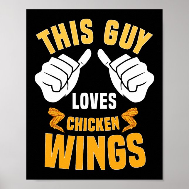 Affiche Amoureux Des Ailes De Poulet Dit Hot Wing (Devant)