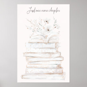 Affiche Amoureux des livres, juste un chapitre de plus
