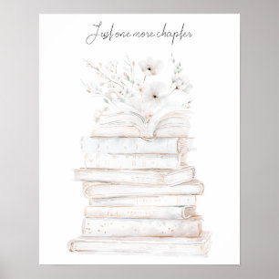 Affiche Amoureux des livres, juste un chapitre de plus
