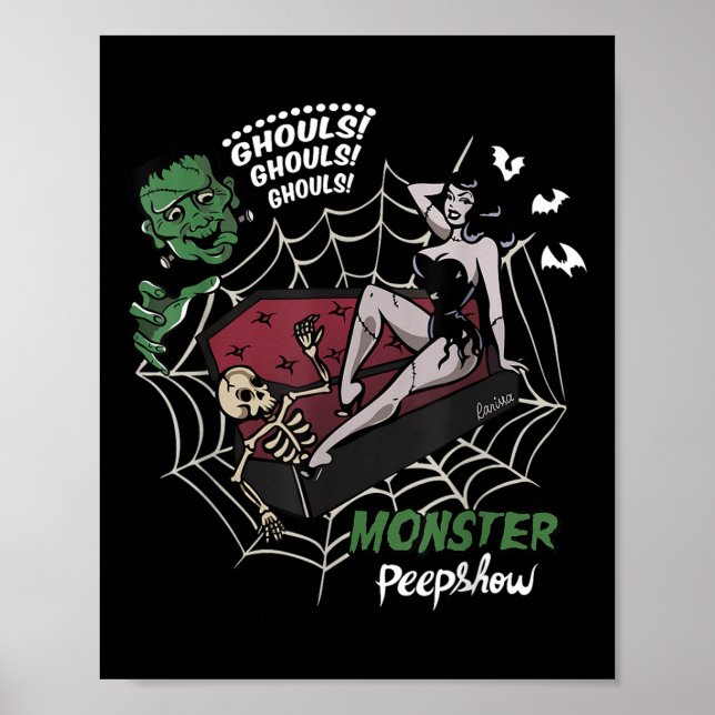 Affiche Amoureux drôles de monstre de Frankenstein Comment (Devant)