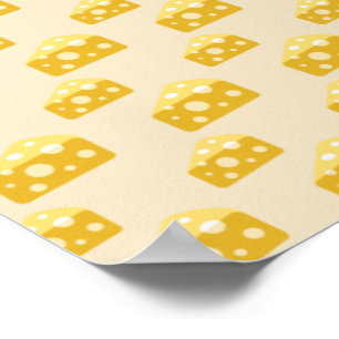 Affiche Amoureux du fromage Emmental suisse jaune Amateur