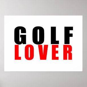 Affiche Amoureux du golf