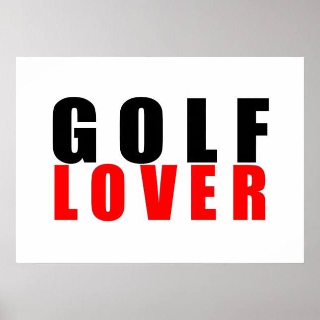 Affiche Amoureux du golf (Devant)