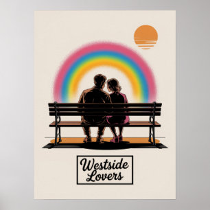 Affiche Amoureux du West Side de Manhattan Parc Riverside