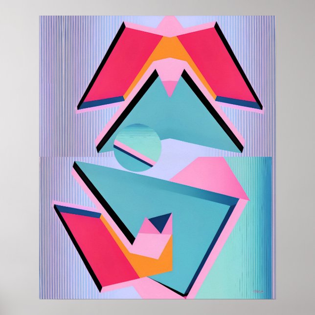 Affiche Ampamstract  (Devant)