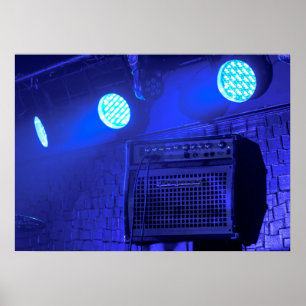 Affiche Ampère bleu