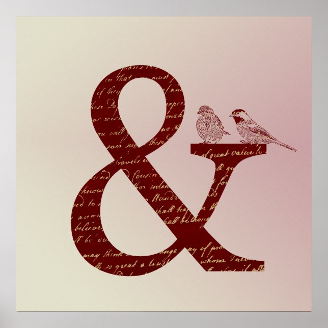Affiche Ampersand Birds (Devant)