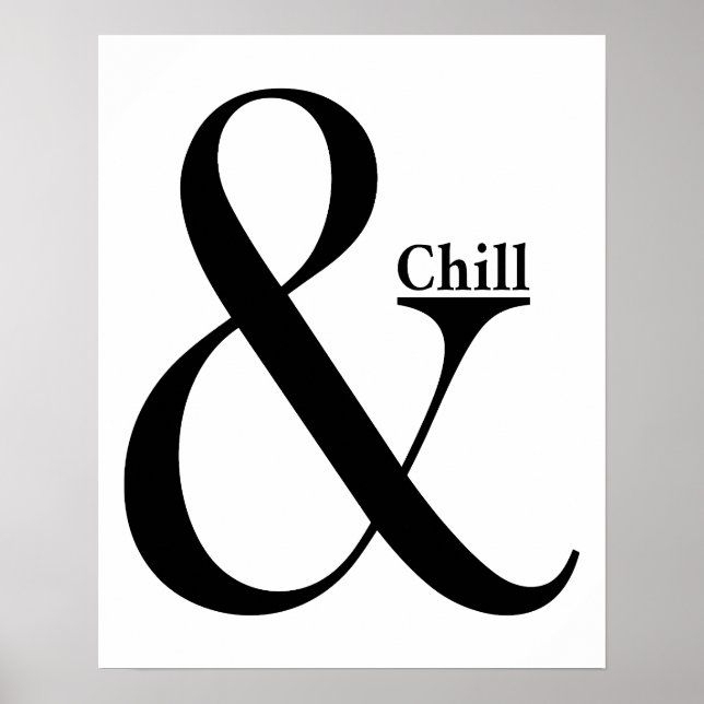 Affiche Ampersand Chill (Devant)