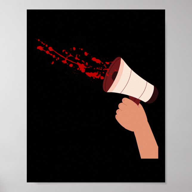 Affiche Amplifier Les Voix De Résistance Non Justice No Pe (Devant)