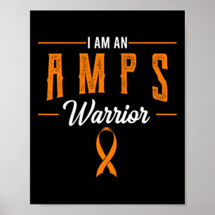 Affiche Amps Guerrier Amplifié Douleur Syndrome Sensibilis