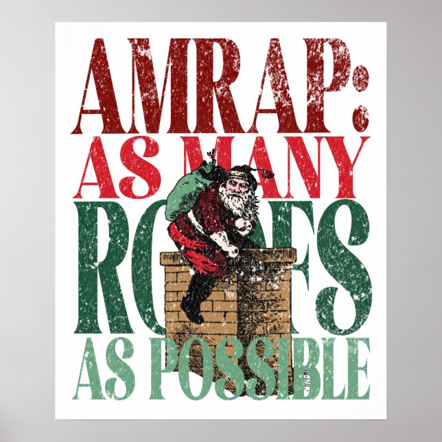 Affiche AMRAP Fun Christmas Version des conditions de cond (Devant)