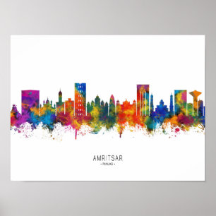 Affiche Amritsar Punjab Skyline