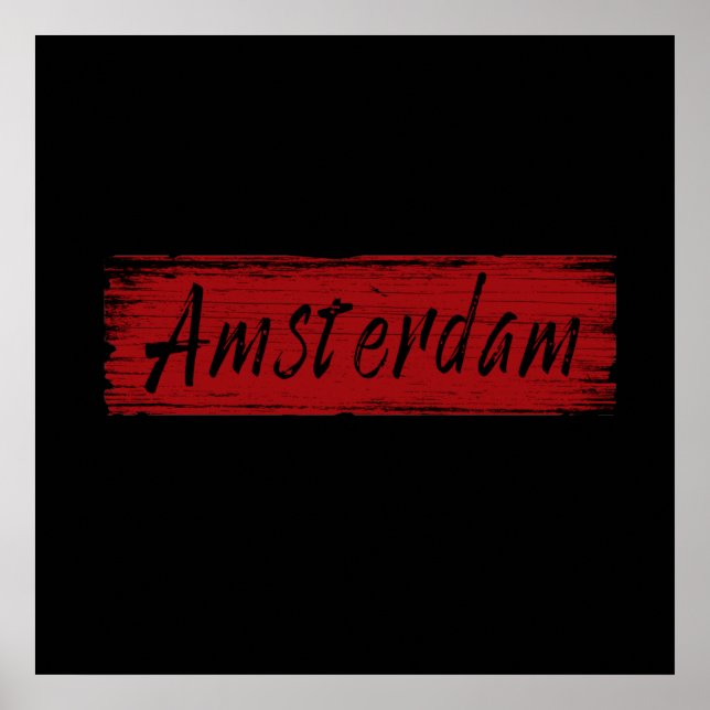 Affiche Amsterdam (Devant)
