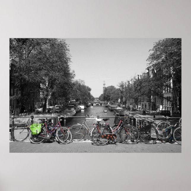 Affiche Amsterdam Bicycles (Devant)