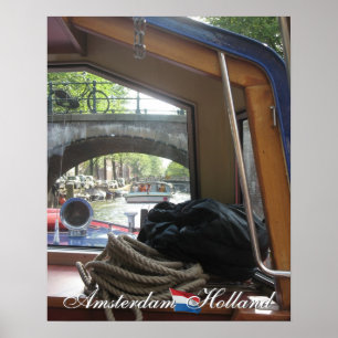 Affiche Amsterdam Canal Tour Bateau