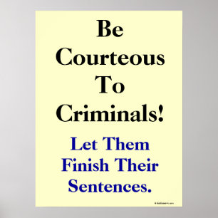 Affiche Amusant Avocat Don Witty Law Order Slogan Legal Pu