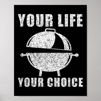 Affiche Amusant Barbecue Grill Grill Plaisanterie Fumer Me