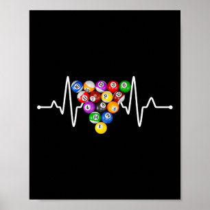 Affiche Amusant Billard Art Billard Jouer Joueurs de pisci