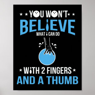 Affiche Amusant Bowling Art Pour Hommes Femmes Bowler Funn