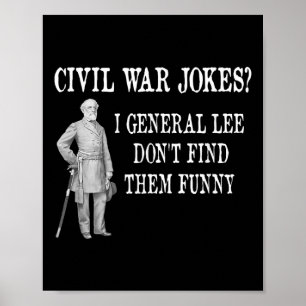 Affiche Amusant Conception De Guerre Civile Pour L'Histoir
