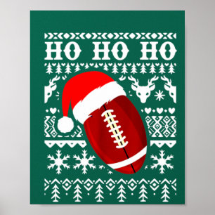 Affiche Amusant football américain méchant Sweater Boy de