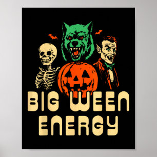 Affiche Amusant Halloween Big Ween Energy Uni