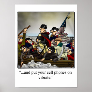 Affiche Amusant Histoire Américaine George Washington Post
