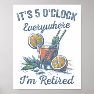 Affiche Amusant Humour de retraite Tail Gl Humour Retraité