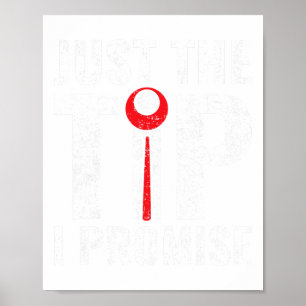 Affiche Amusant Juste Le Conseil Je Promets Pool Player Bi