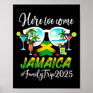 Affiche Amusant Matching Voyage en famille Jamaïque 2025 B