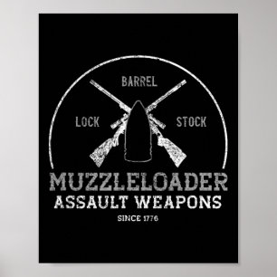 Affiche Amusant Muzzleloader Accessoires Long Range Rifle 