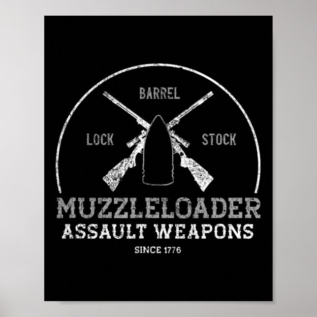 Affiche Amusant Muzzleloader Accessoires Long Range Rifle  (Devant)