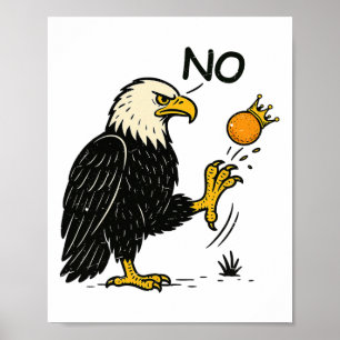 Affiche Amusant Pas De Rois En Amérique Chemise - Politiqu