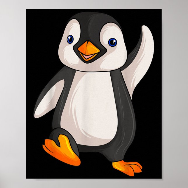 Affiche Amusant Penguin Vêtements S Uni-adultes Enfants B (Devant)