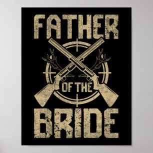 Affiche Amusant Père Mariage De La Chasse De Mariée