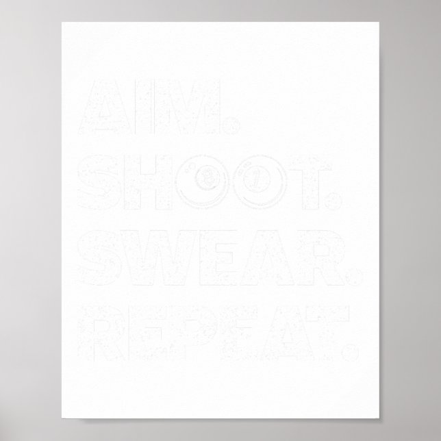 Affiche Amusant Pool Art Pour Hommes Femmes Billard Lover  (Devant)