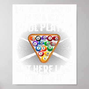 Affiche Amusant Pool Art Pour Hommes Femmes Billard Lover 