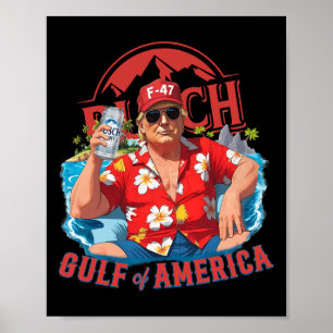 Affiche Amusant Trump Chemise Golfe Des États-Unis Amériqu