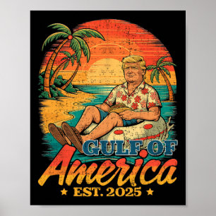 Affiche Amusant Trump Chemise Golfe Des Etats-Unis Est 202
