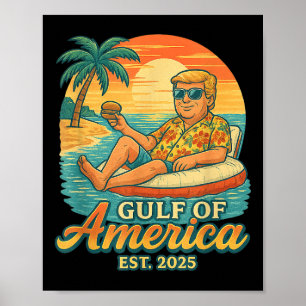 Affiche Amusant Trump Chemise Golfe Des Etats-Unis Est 202