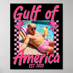 Affiche Amusant Trump Chemise Golfe Des Etats-Unis Est 202