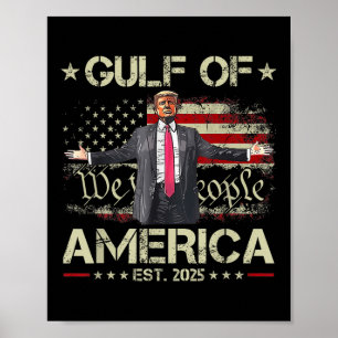 Affiche Amusant Trump Golfe Des États-Unis Amérique Est 20