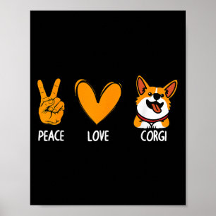 Affiche Amusante Conception De Corgi Pour Hommes Femmes An