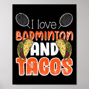 Affiche Amusante Idée Cadeau Badminton Pour Joueur Badmint