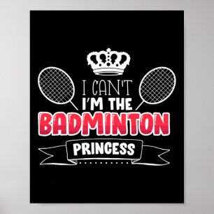 Affiche Amusante Idée Cadeau Badminton Pour Joueur Badmint