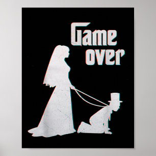 Affiche Amusante Mariée Mariage Bachelor Bachelorette Ga