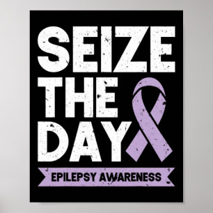 Affiche Amusante Sensibilisation À L'Épilepsie Saisir Le R