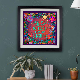 Affiche Amusants Créez Votre Devis D'Inspiritisme De Sunsh